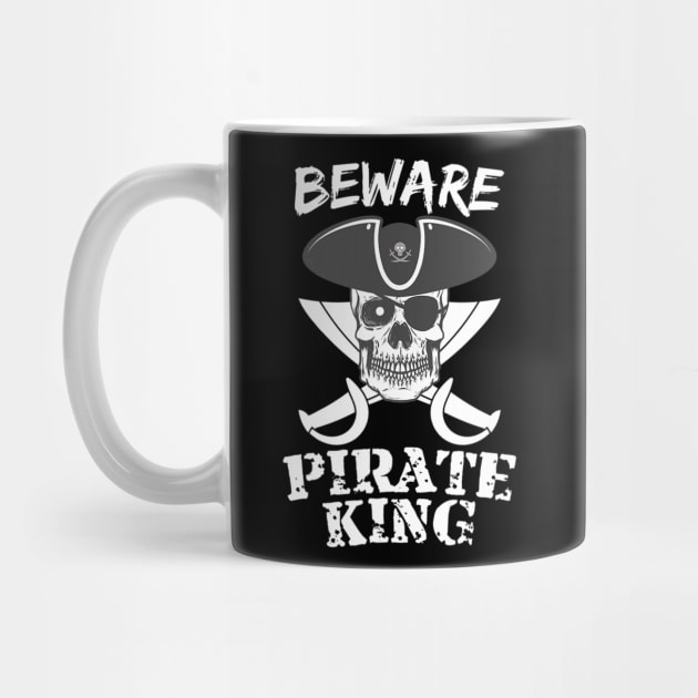 Beware Pirate King Skull by Demon Skull